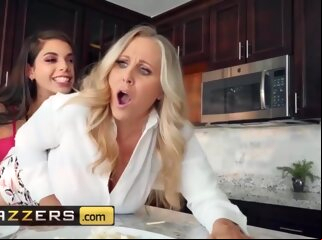 gina valentina Strap on Gina Valentina Doms her new Stepmom strap